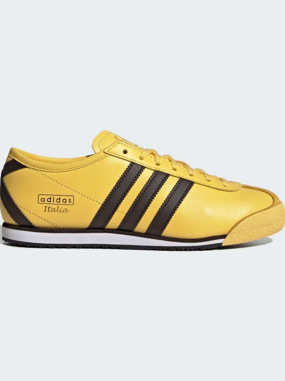 NWT Adidas Women's Italia 70s 'Spring Yellow Dark Brown' Shoes JQ9071